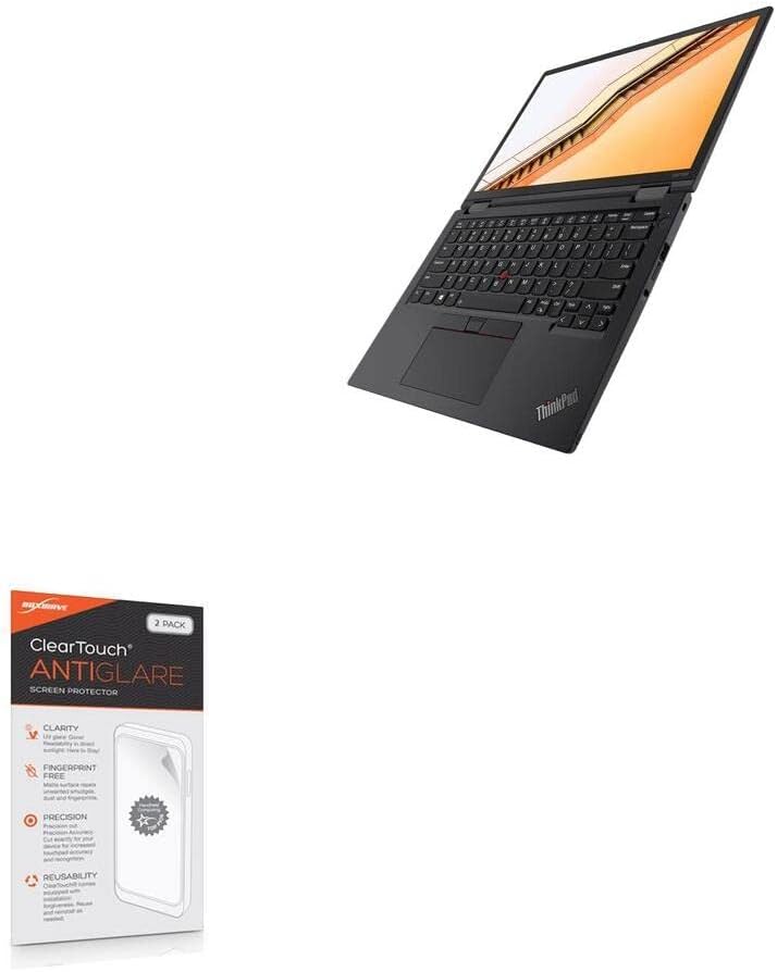 Protetor de tela de ondas de caixa compatível com Lenovo ThinkPad X13 Yoga-ClearTouch Anti-Glare, Antifingerprint Film Matte Skin