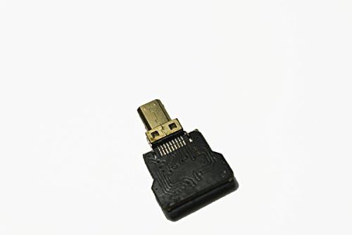 Conectores HDMI permanentes Micro mini padrão HDMI de 90 graus interface masculina angular Interface feminina plugue reto