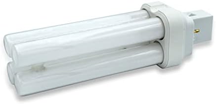 Substituição técnica de precisão para Philips PL -C 15mm/22w/27 Lâmpada de lâmpada 22W Lâmpada fluorescente compacta com GX3D -3 Base de 2 pinos - 2700k Plugue de economia de energia branca quente na lâmpada - 2 pacote