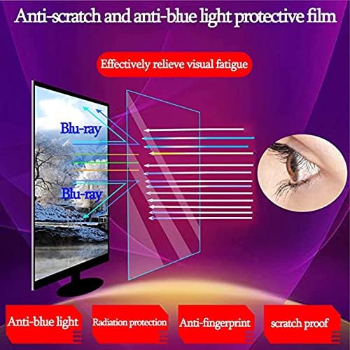 Kelunis Anti Glare Screen Protector, Painel de protetor de tela anti-luminária anti-azul de 32 a 75 polegadas para LCD/LED/OLED e QLED 4K HDTV, 42