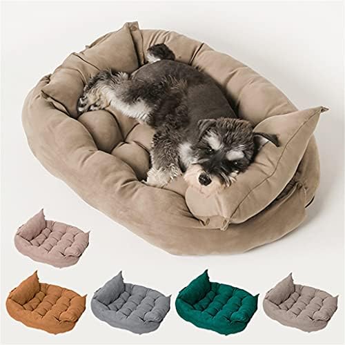 N/A Multifunction Dobing Square Cushion Sofá Bed de animais de estimação Casa de cachorro macio e mole de fins de uso
