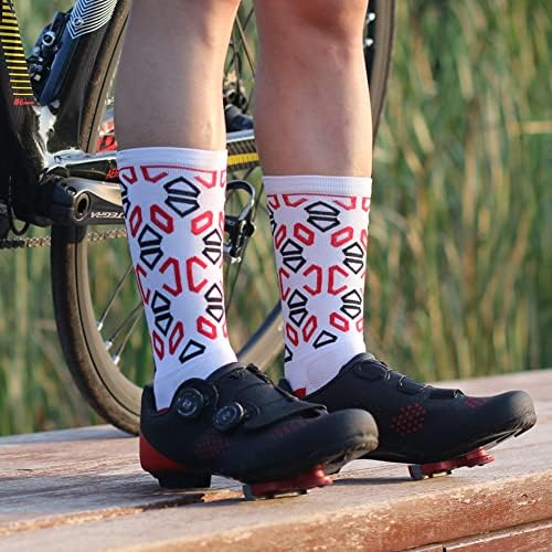 Cicling Socks Pro mens em meias de bicicleta de bicicleta esportes de bicicleta esportiva de tornozelo