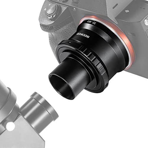 NEEWER T RING ADAPTADOR Conjunto, adaptador de lente T2 e M42 a 1,25 Adaptador de montagem telescópio T, compatível com as câmeras