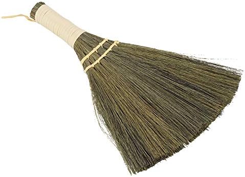 Little Broom, palha manual trançado à mão limpeza de pó de poeira interior esgoto de superfície áspera pisos de escova de