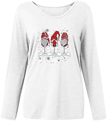 Overmal for Girl's Long Slave Club Clube de Túnica Wintertide Blouse para fêmea Form Fit Off Top Tops