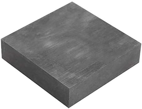 Folha de placa de grafite de pureza de 99,9% da ZeroBegin, placa de grafite de alta pureza para fundição de fusão de prata dourada, amplamente utilizada em eletrônicos, metalurgia, espessura 30mm