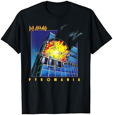 Def Leppard - camiseta piromania
