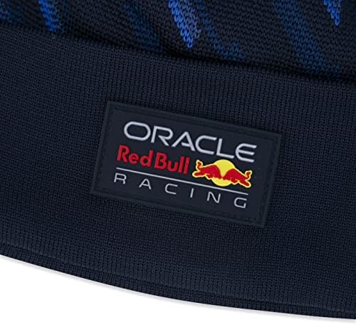 New Era Red Bull F1 Racing MV Driver Cuff Knit Beanie, azul marinho, OSZ
