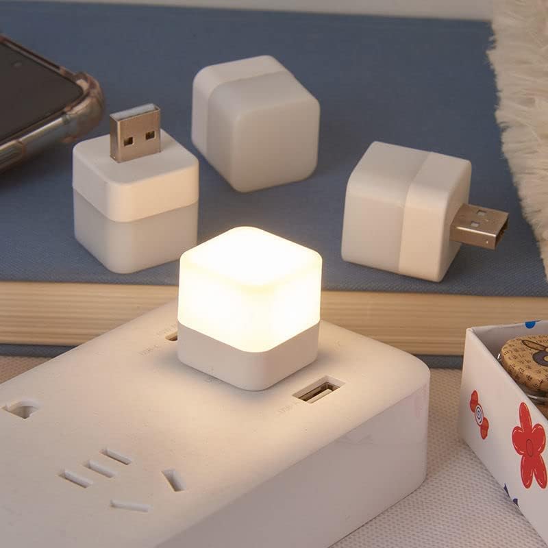 Luzes USB à noite ， Conecte a mini lâmpada LED ， Luz ambiente LED flexível ， compacta ， ideal para o quarto ， banheiro ， Nursery