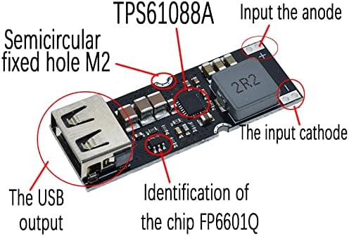 3.2V3.7V4.2V Turn 5V9V12V QC Fast Power, TPS61088 Módulo de origem de carregamento Boost