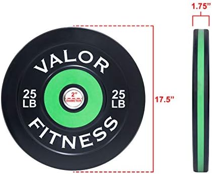 Placas de pára -choque olímpicas de fitness valor para força de levantamento de peso e treinos cruzados de condicionamento vendidos em pares de conjuntos de singles