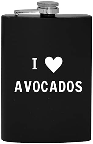 I Heart Love Avocados - 8oz de quadril de quadril bebida alcoólico