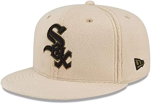 New Era Chicago White Sox 9Fifty 2005 Campeões da World Series Patch WS Sherpa Snapback Cap, Chapéu Ajustável