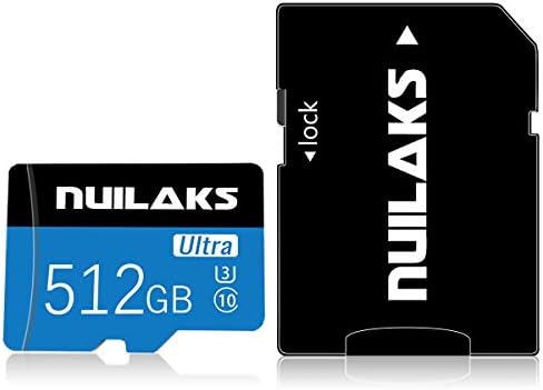 Micro SD Card 512 GB, cartão de memória TF para smartphone, Nintendo Switch, Console de jogo, DASH CAM, vigilância, drone
