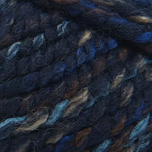 Lion Brand Yarn - Lã -Ease grossa e rápida - impressões e listras - 3 pacote com cartões de padrão em cor - 640-189