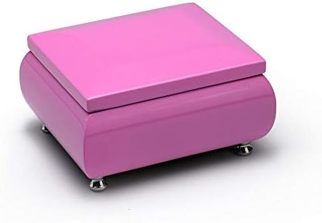 Adorável High Gloss 18 Note Pink Jewelry Box Girlsake GirlsAke - Muitas músicas para escolher - suíte de nutcracker