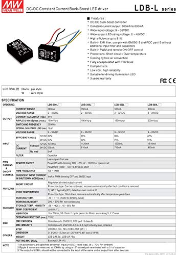 LDB-300L | WEIL WELL LDB BUCK-BOOST 300MA CC DO LED PINDO DO LED