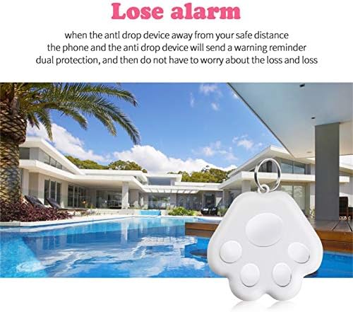Tracker Bluetooth Tile azusumi 13 * 7 * 1 Bluetooth Anti Lost Location Dog Paw de bilhão anti -Lost Alarm Selfie Pet Wallet
