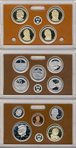 2011 S U.S. Mint 14 -Coin Clad Proof Set - OGP Box & CoA Proof