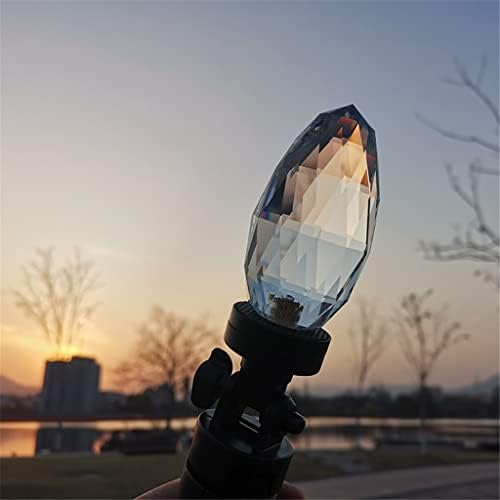 Filtro de câmera do ZSEDP Crystal Prisms com fotografia de vidro de banda Rainbow Home Decoration Studio Acessórios para