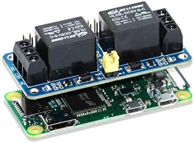 Relé zero 2 canal 5V Escudo de relé para Raspberry Pi, placa de relé de expansão de chapéu de relé para Raspberry