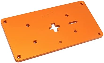 Placa de inserção de tabela de roteador de alumínio de gabarito de gabarito elétrico para quebra -madeira -de -madeira