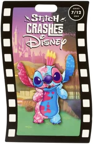 Stitch Crashes com Pin Beautas Adormecidas com Mickey Keychain