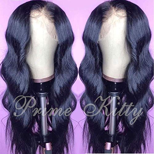 Prime Kitty Human Hair Wig para Mulheres Negras 150% Densidade Cabelo Curly Human Lace Perucas dianteiras com cabelos