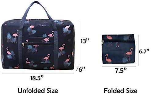 IBLUE 2 Pack Travel Duffel Bags Duffel Bolsas de Ginástica leve Bagagem de bagagem com bolsa de sapato, D1069