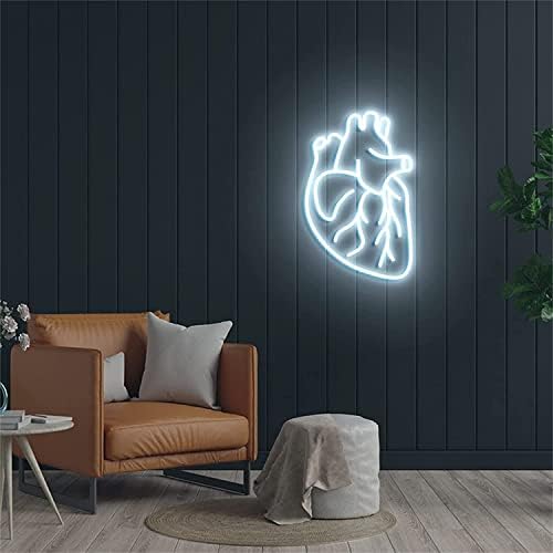 DVTEL Custom Heart Neon Néon, decoração criativa, parede pendurada na prancha luminosa, luzes de neon LED de plugue,