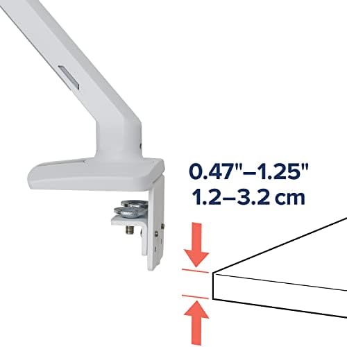 Ergotron - braço de monitor único mxv, montagem de mesa da vesa - para monitores de até 34 polegadas, 7 a 20 libras - branco