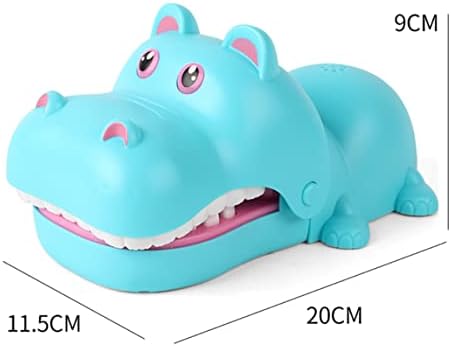 Eioflia desenho animado Hippo Borque os dedos da mão Funny Dentist Game Hippo Shapet Rodty Toy para crianças adultos crianças