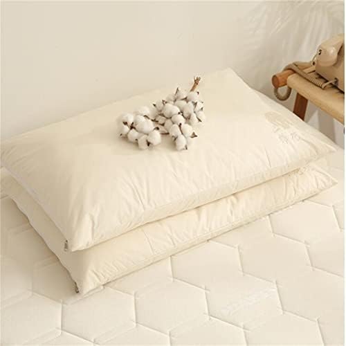 Travesseiro de algodão de algodão básico longo asuvud, travesseiro de algodão natural, travesseiro bordado e baixo,