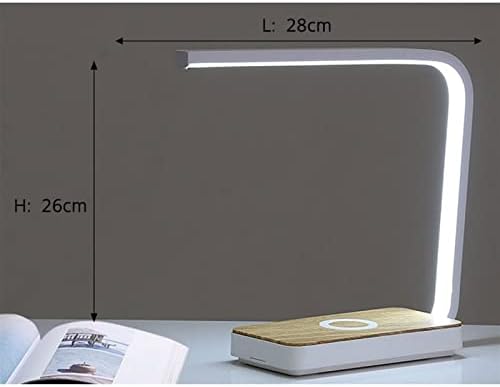 Lâmpada de mesa sem fio da lâmpada de mesa jjry para o quarto Leitura de cabeceira de cabeceira de cabeceira Proteção de ouro Branco de ouro Branco Touch Light Ing