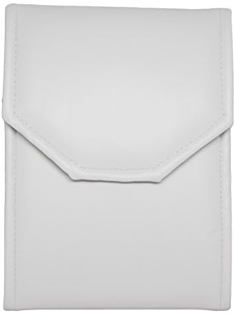 Caixa de nova caixa premium grande pasta branca/branca costura de couro/colar de couro costurado/ômega Pasta + bolsa