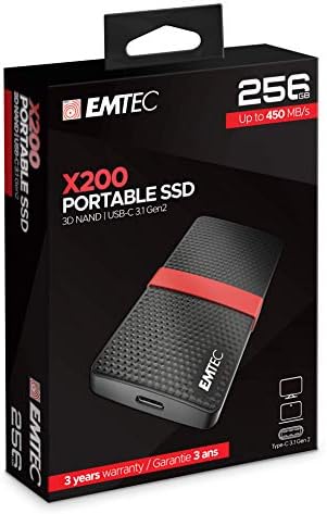 EMTEC X200 Power mais 256 GB MSATA portátil Solid State Drive - ECSSD256GX200