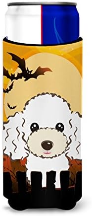 Tesouros de Caroline BB1815MUK Halloween Poodle Ultra Hugger para latas finas, lata de manga mais fria HuShinet Machine