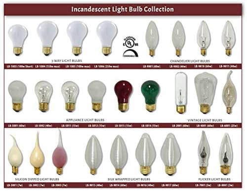 Royal Designs, Inc. Silk embrulhado em forma de lâmpada LED em forma de LED, base de latão médio e26, 130V, substituição de 40 watts, conjunto de 6