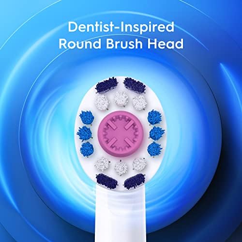Oral B Pro 400 3d Vitalidade Branca escova de dentes elétrica com cabeças de escova, recarregável, azul