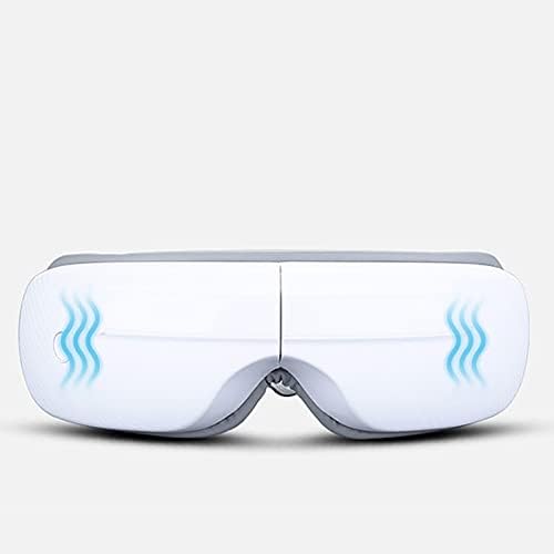 Massageador ocular para enxaqueca com música Bluetooth Relax, massageador de olho com presentes de calor para esposa dobrável e portátil