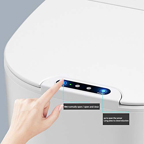 Zhaolei 16L Lixo inteligente pode indução automática de lixo elétrico lixo lixo para banheiro da cozinha banheiro