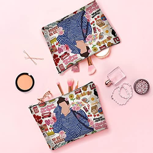 Azteoiz Harry's House Makeup Bag List Album para fãs Harry inspirou fãs presentes de música amante de música Merchandise Travel