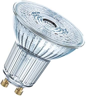 OSRAM BASE PAR16 LED LED LAMP, vidro, branco quente, GU10, 4,3 W, conjunto de 10