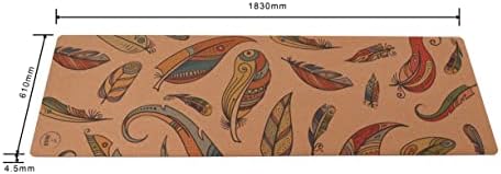 Cork Yoga tapete com saco de cortiça, 4,5 mm e 6 mm, tapetes ecológicos por Valioza