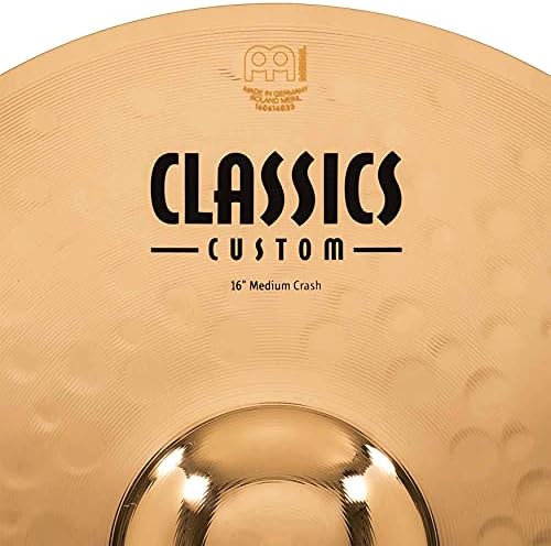 Meinl 16 Crasca médio - Classics Custom Brilliant - Made na Alemanha, garantia de 2 anos