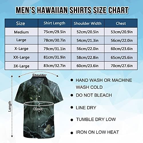 Socira masculino Button Down camisetas respiráveis ​​de manga curta camisas havaianas para homens engraçados camisas de praia