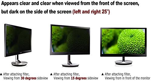 Filtro de privacidade privatus 23 polegadas widescreen-b para monitores [W 19 1/2 polegadas x H 12 3/16 polegadas] Tela