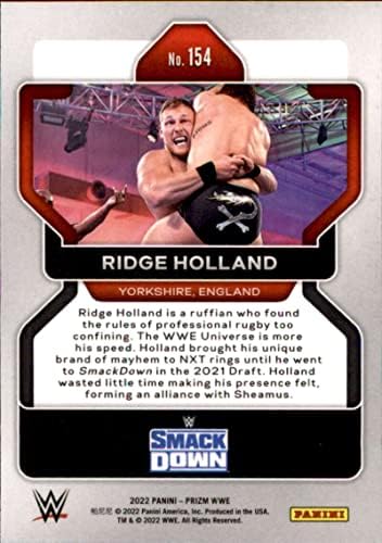 2022 Panini Prizm WWE 154 Ridge Holland SmackDown Wrestling Trading Card