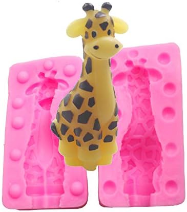 3D Giraffe Craft Animal Candle Mold Soop Mold para moldes de resina de cera artesanal DIY
