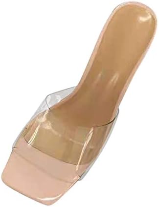 Sandálias femininas 2021, sandálias de slides femininas, dedo do pé aberto sexy no dedo do pé em sandálias de vestido de saltos altos